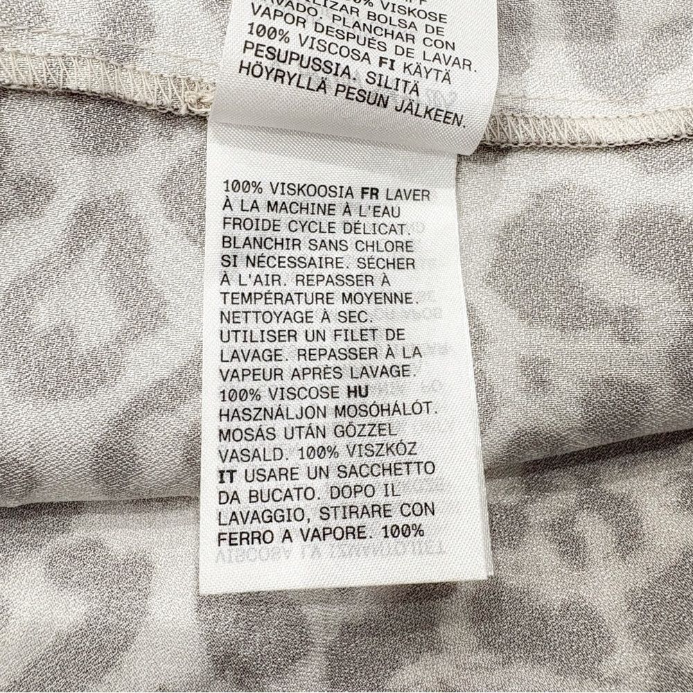 NWOT & Other Stories Leopard Slip Maxi Dress US 4 – Viscose Cowl Neck Satin Look - Picture 6 of 12